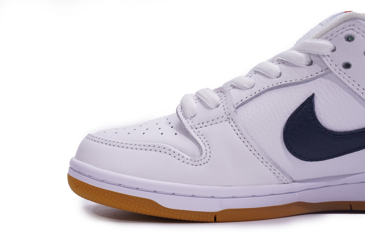 Nike SB Dunk Low Pro Orange Label White Navy  CZ2249-100