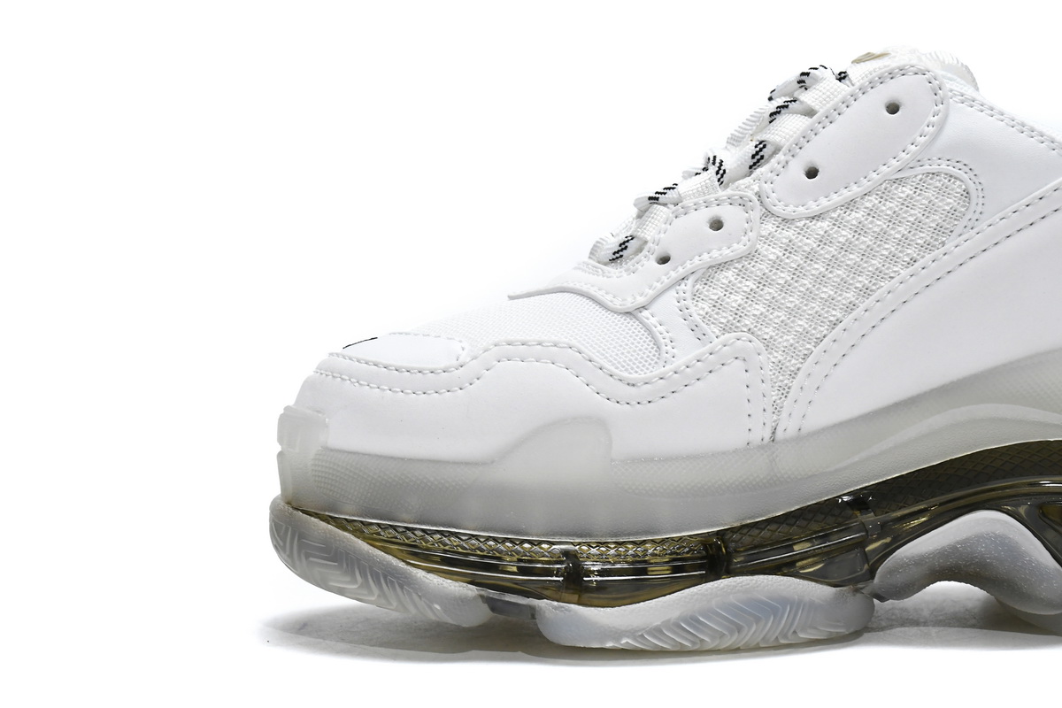Ba***ci*ga Triple S White Carbon Ash  544351 W0901 9001