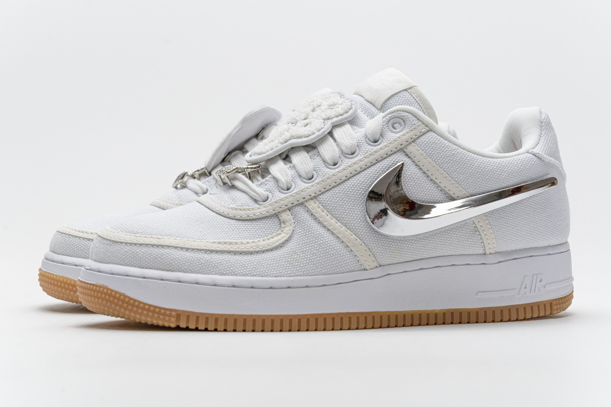 Travis Scott x Nike Air Force 1“White” AQ4211-100