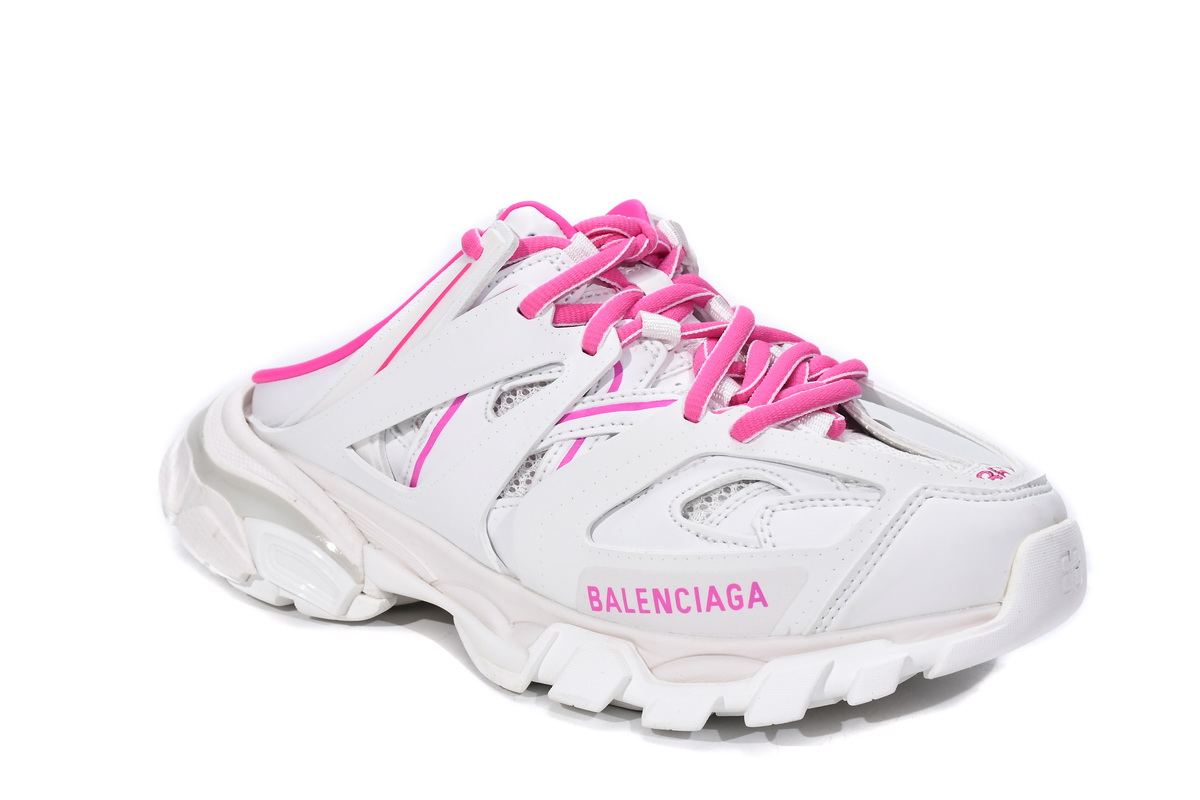 Ba***ci*ga Track White Pink  653813 W3CP6 9055