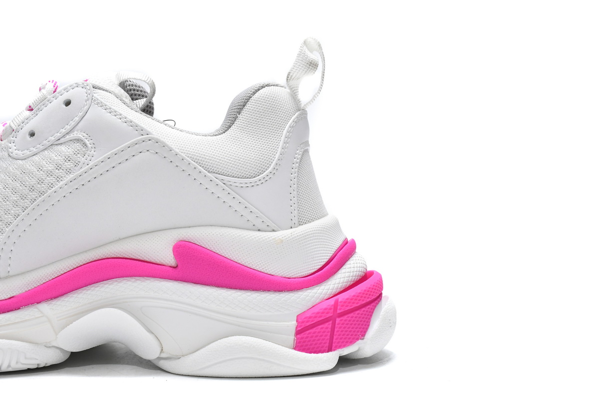 Ba***ci*ga Triple S White Peach Red   536737 W2CA3 3890
