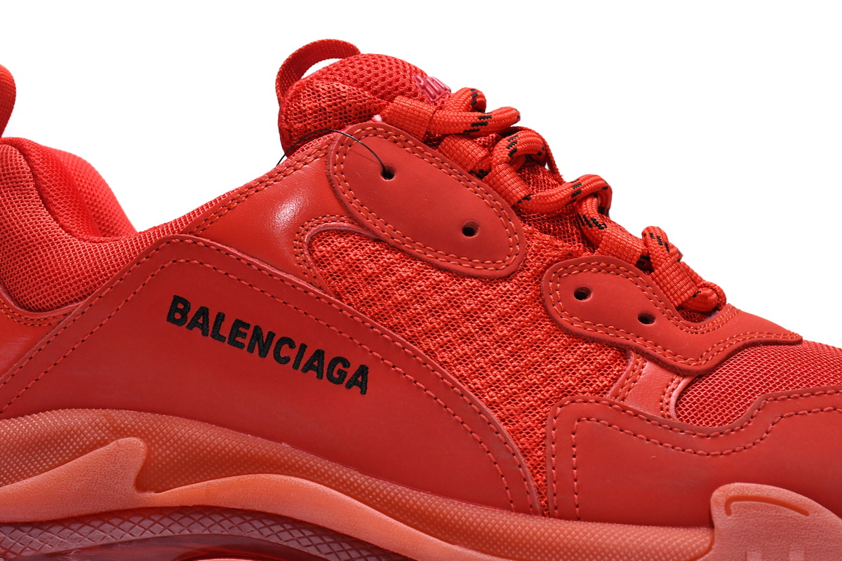 Ba***ci*ga Triple S Dark Red   541624 W09O1 6500
