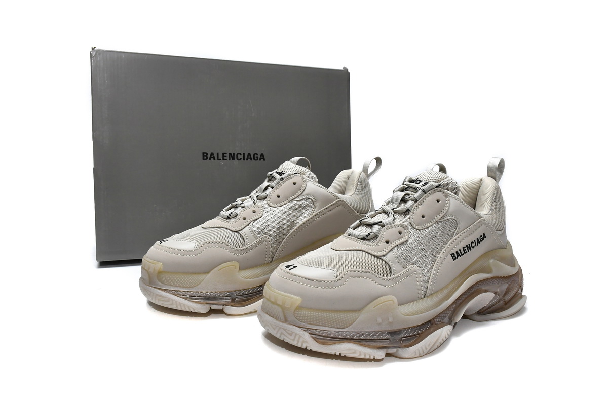 Ba***ci*ga Triple S Oatmeal  544351 W09O1 9005