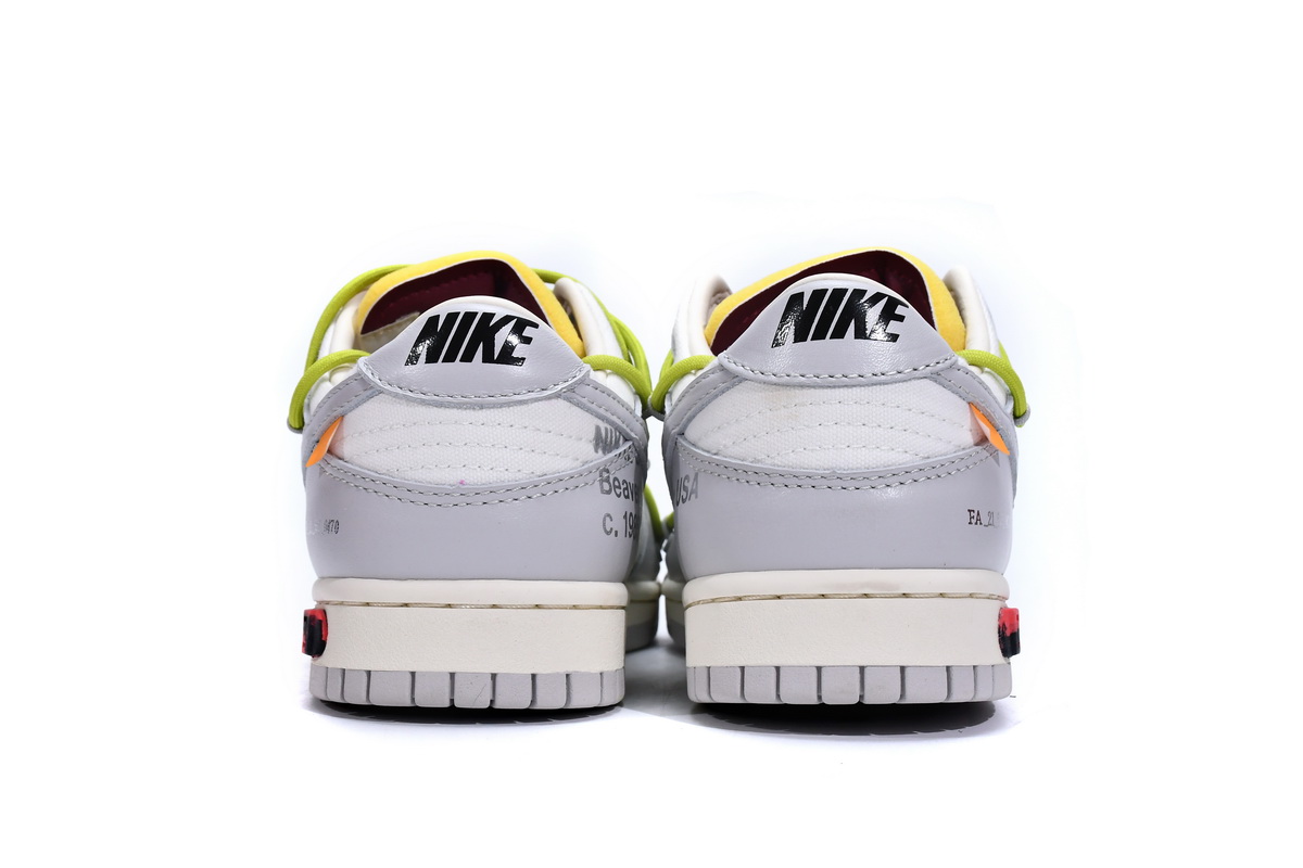 OFF WHITE x Nike Dunk SB Low The 50 NO.8 DM1602-106
