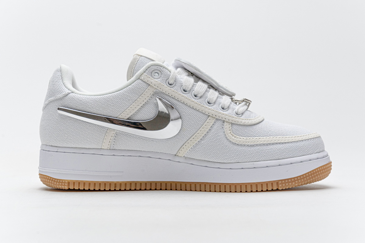 Travis Scott x Nike Air Force 1“White” AQ4211-100