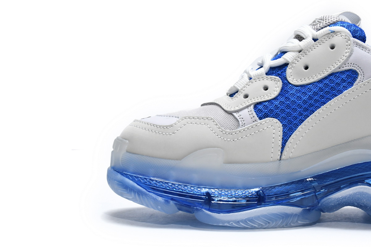 Ba***ci*ga Triple S Grey Blue  541624 W090N 9169