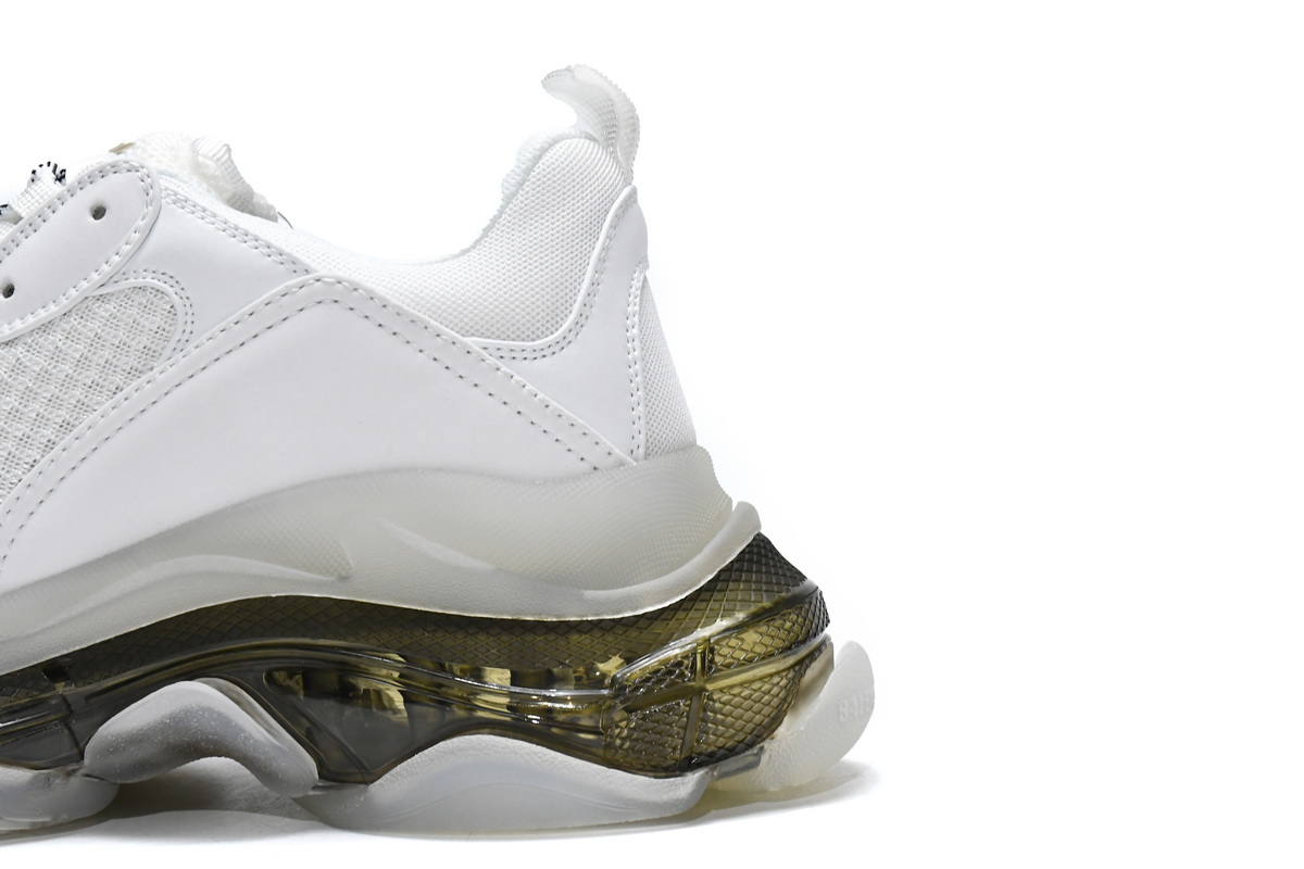 Ba***ci*ga Triple S White Carbon Ash  544351 W0901 9001