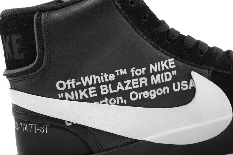 OFF WHITE X Nike Blazer Mid Black AA3832-001