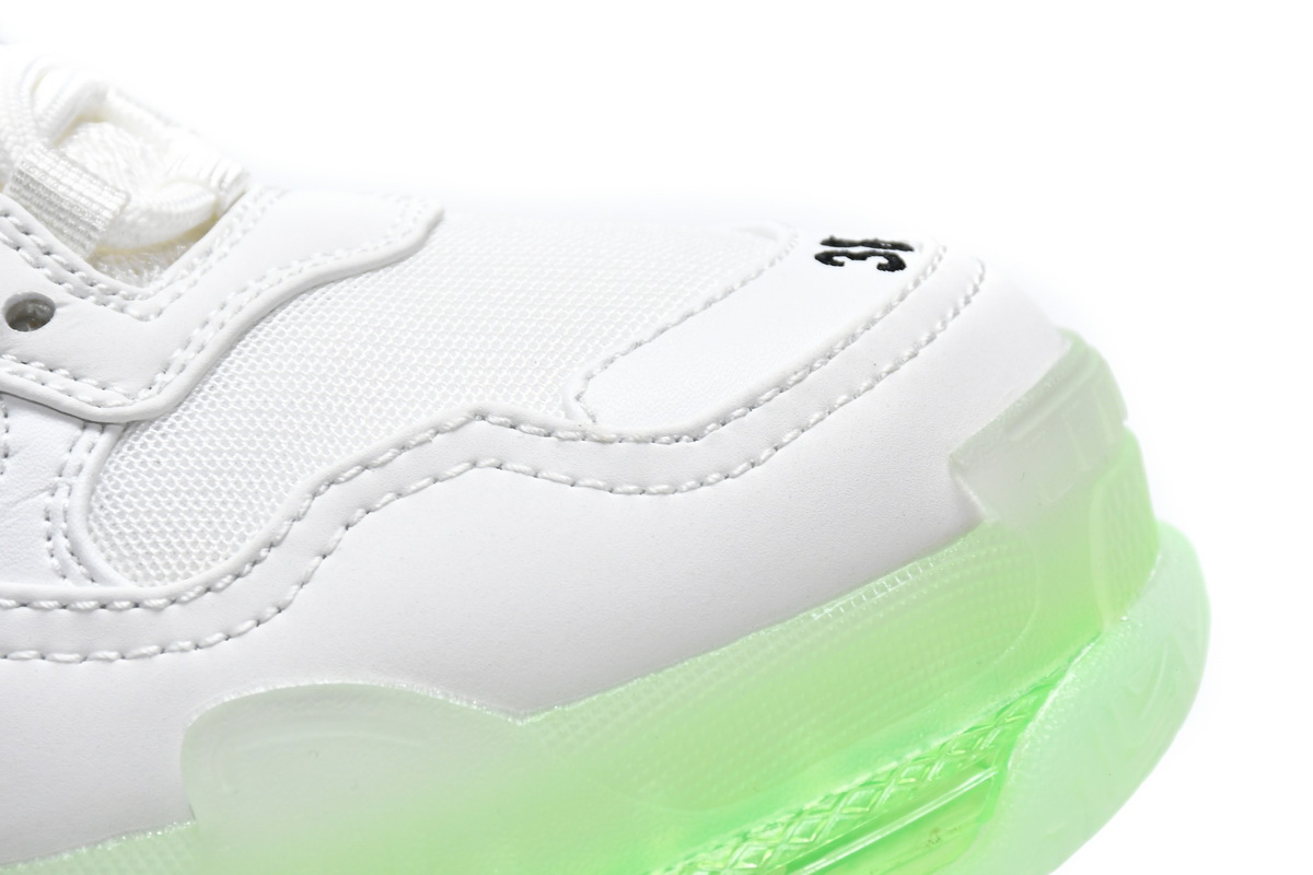 Ba***ci*ga Triple S White Green   544351 W09O1 9001