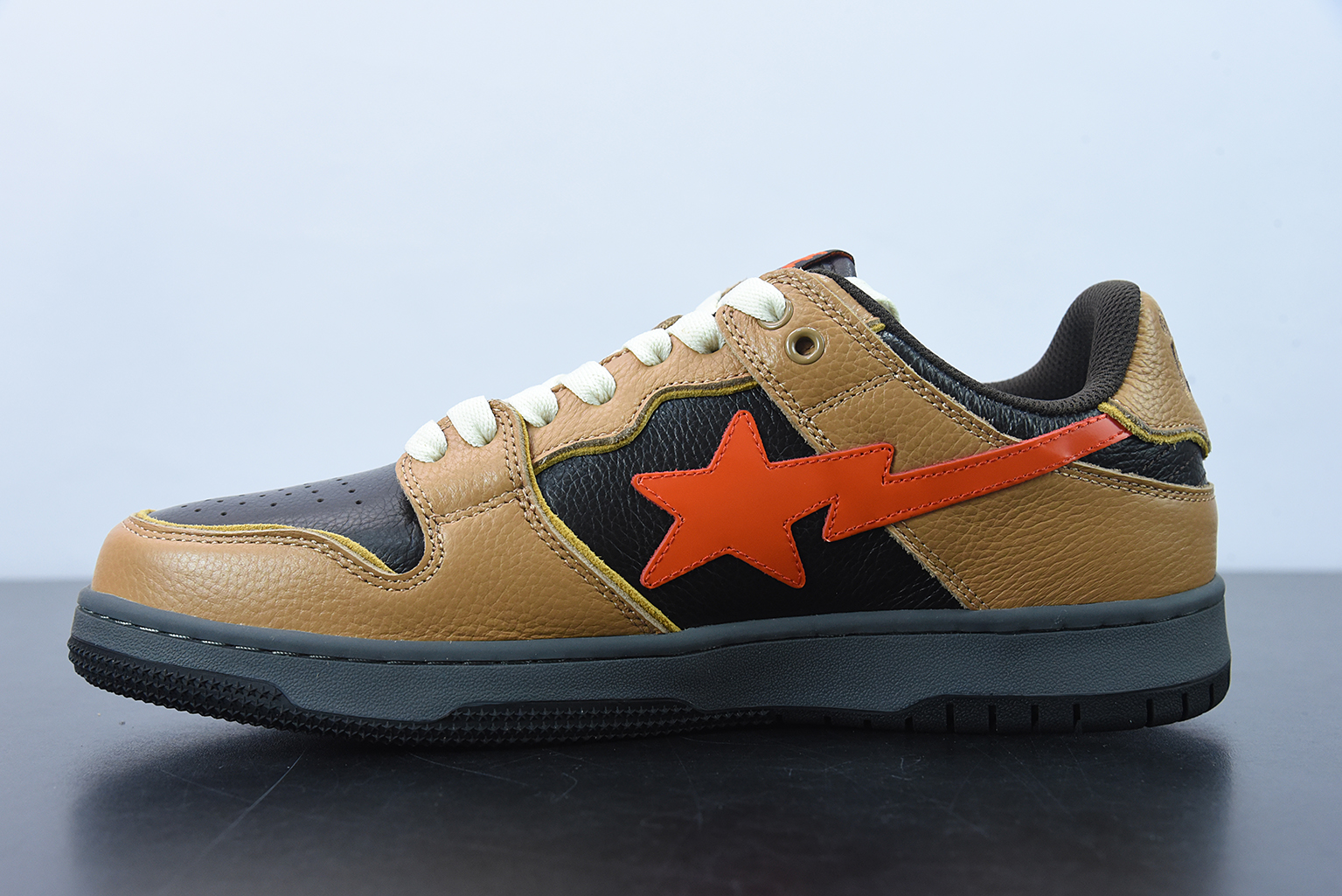 A Bathing Ape Bape SK8 Sta Brown Orange 1G70191034