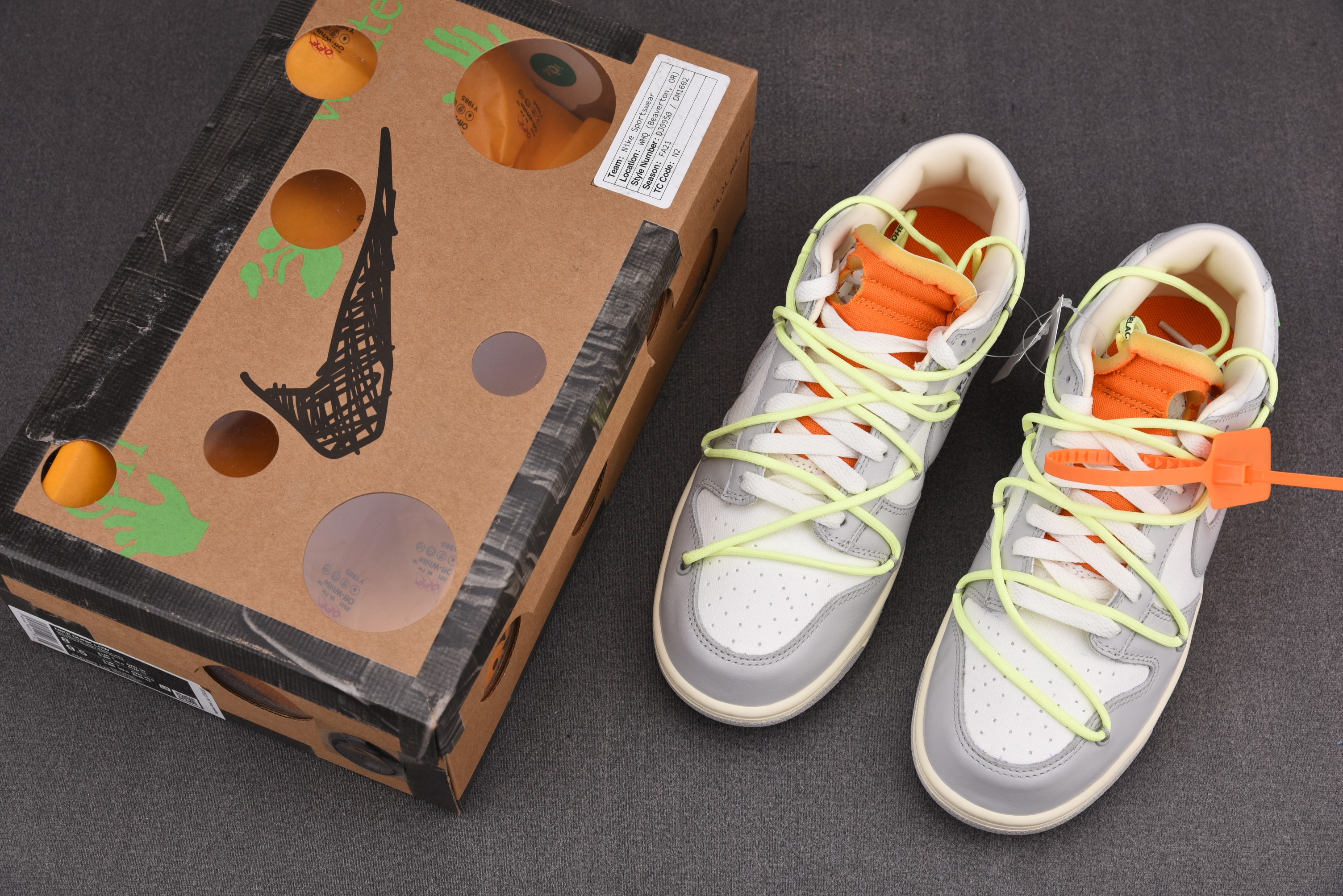 M Batch  OFF WHITE x Nike Dunk SB Low The 50 NO.43  DM1602-128