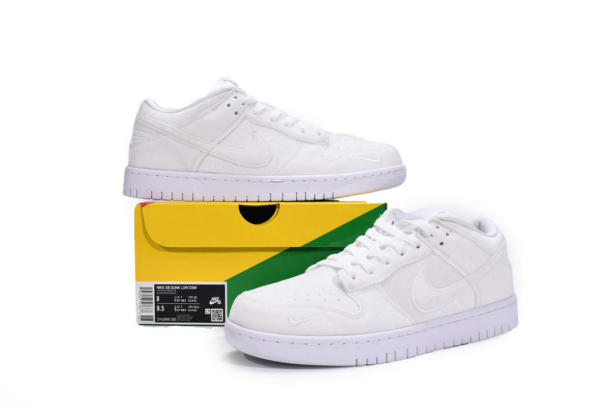 Dover Street Market x Nike Dunk Low Triple White   DH2686-100