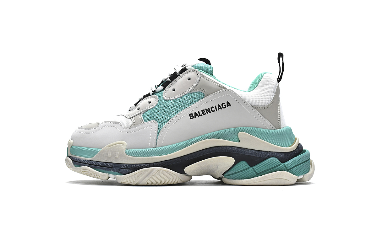 Ba***ci*ga Triple S Mint Green   524039 W09E1 9878