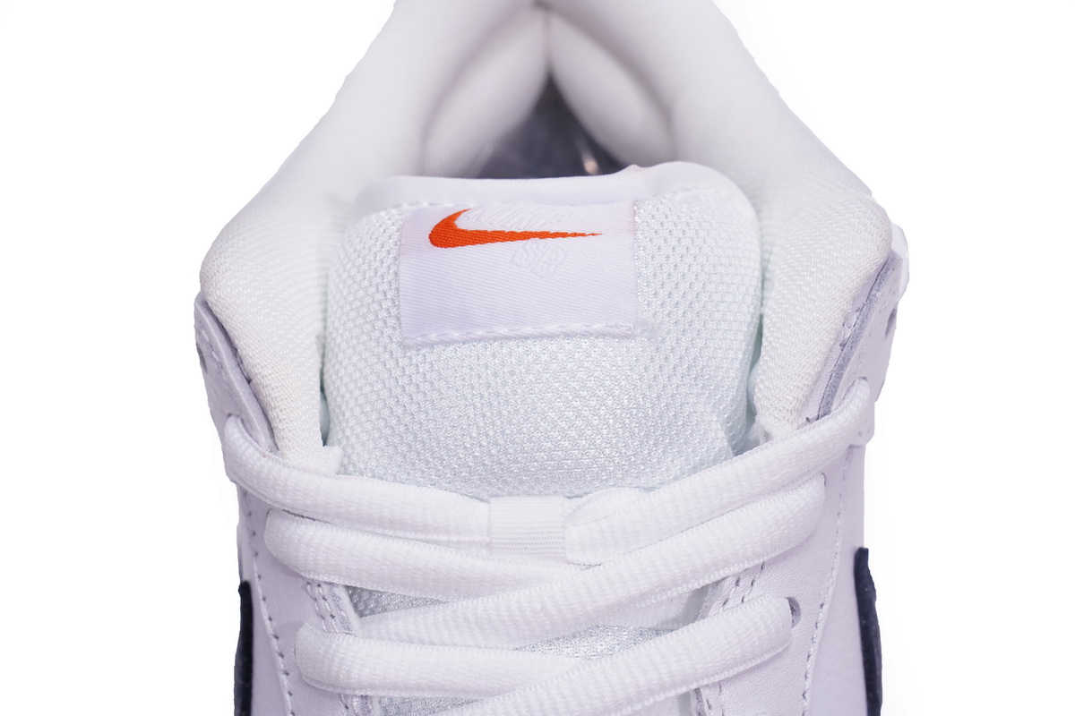 Nike SB Dunk Low Pro Orange Label White Navy  CZ2249-100