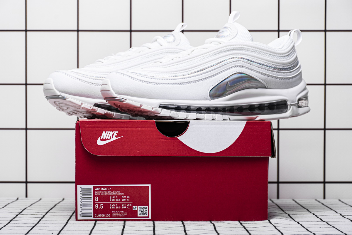Nike Air Max 97 White/Metallic Silver/Iridescent CJ9706-100