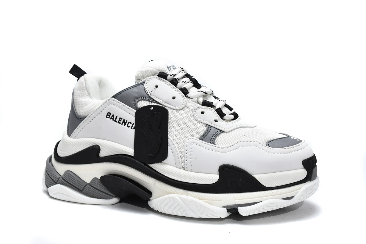 Ba***ci*ga Triple S White Grey  536737 W09O1 9089