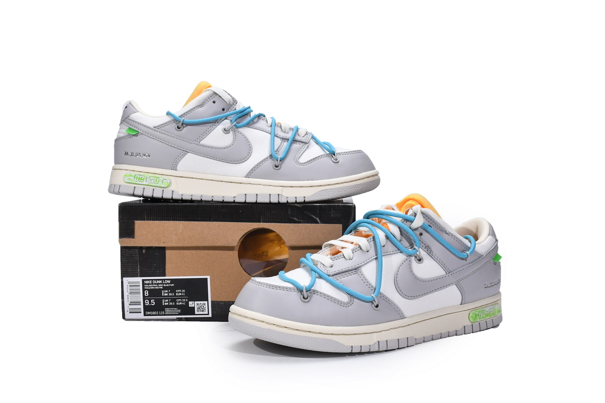 OFF WHITE x Nike Dunk SB Low The 50 NO.2  DM1602-115