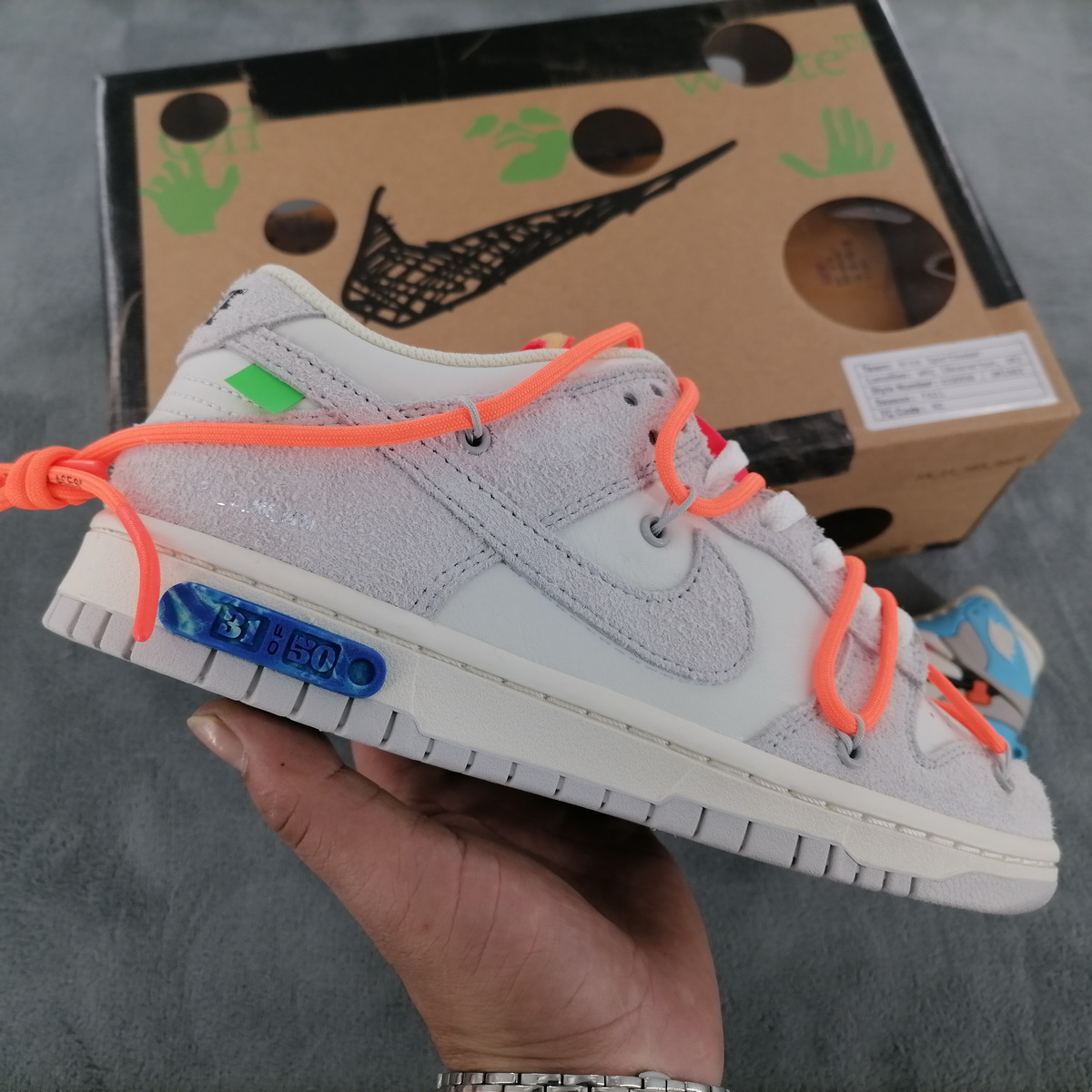 OFF WHITE x Nike Dunk SB Low The 50 NO.31  DJ0950-116