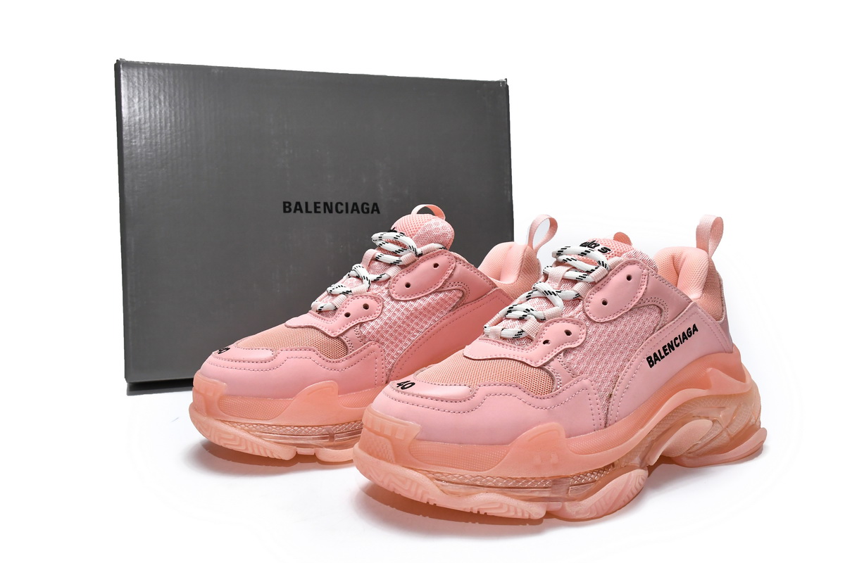 Ba***ci*ga Triple S Pink  544351 W09ON 1047