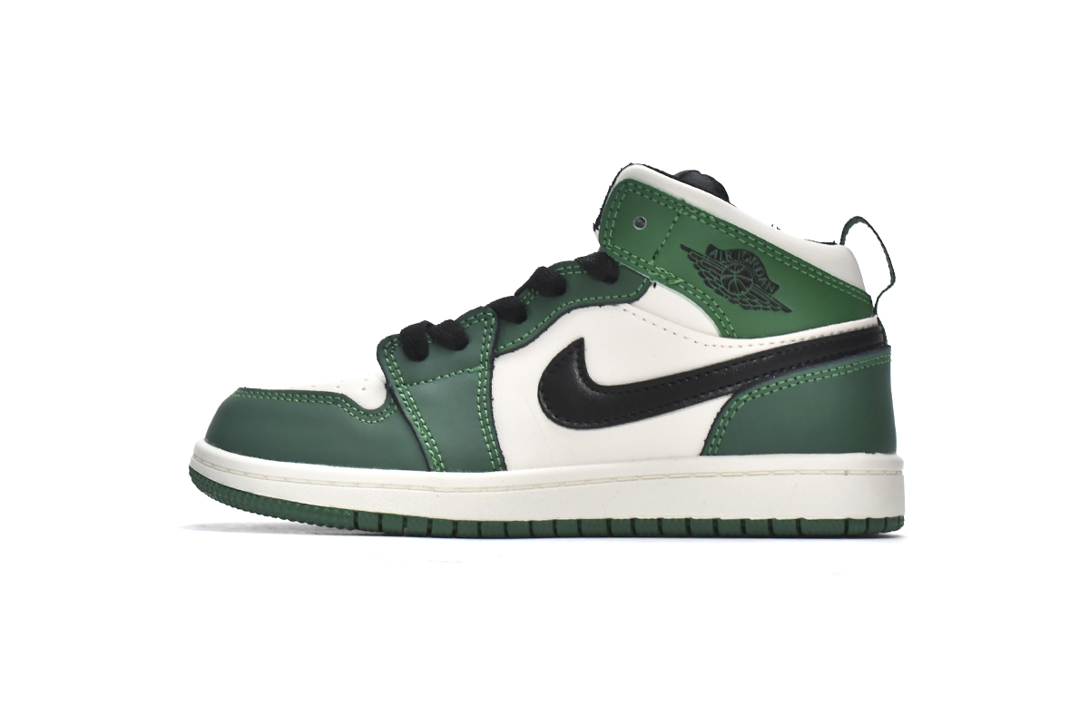 KID shoes Air Jordan 1 Mid PS Pine Green  BQ6932-301