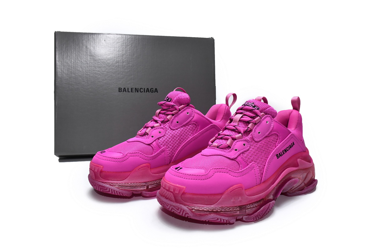 Ba***ci*ga Triple S Plum Red   541624 W2FG1 5059