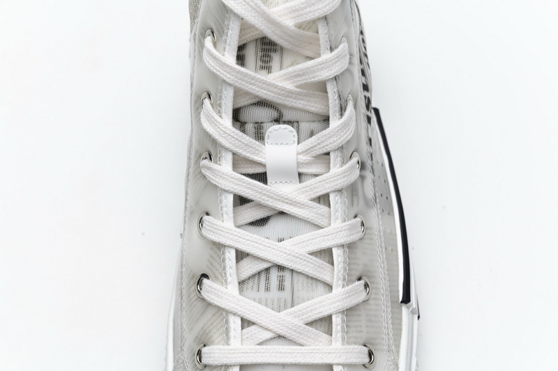 Dior B23 Oblique Transparency High H565 White Black