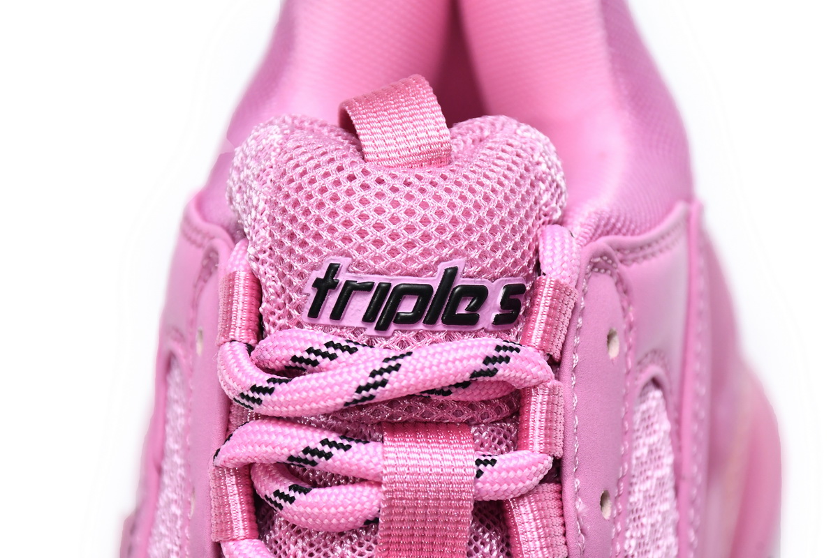 Ba***ci*ga Triple S Pink Red  544351 W2GA1 5760