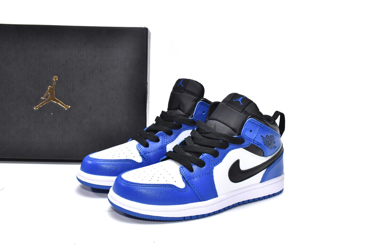 KID shoes Air Jordan 1 Mid PS Game Royal  555088-403