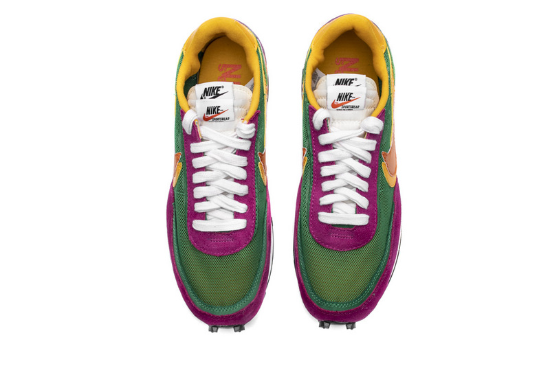 Sacai x Nike LDWaffle GreenPinkOrange BV0073-301