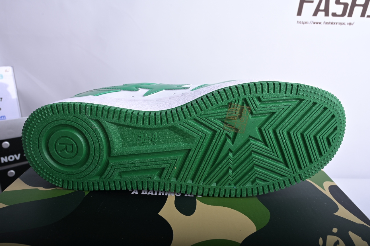 A Bathing Ape Bape Sta Low Green 1H70191001