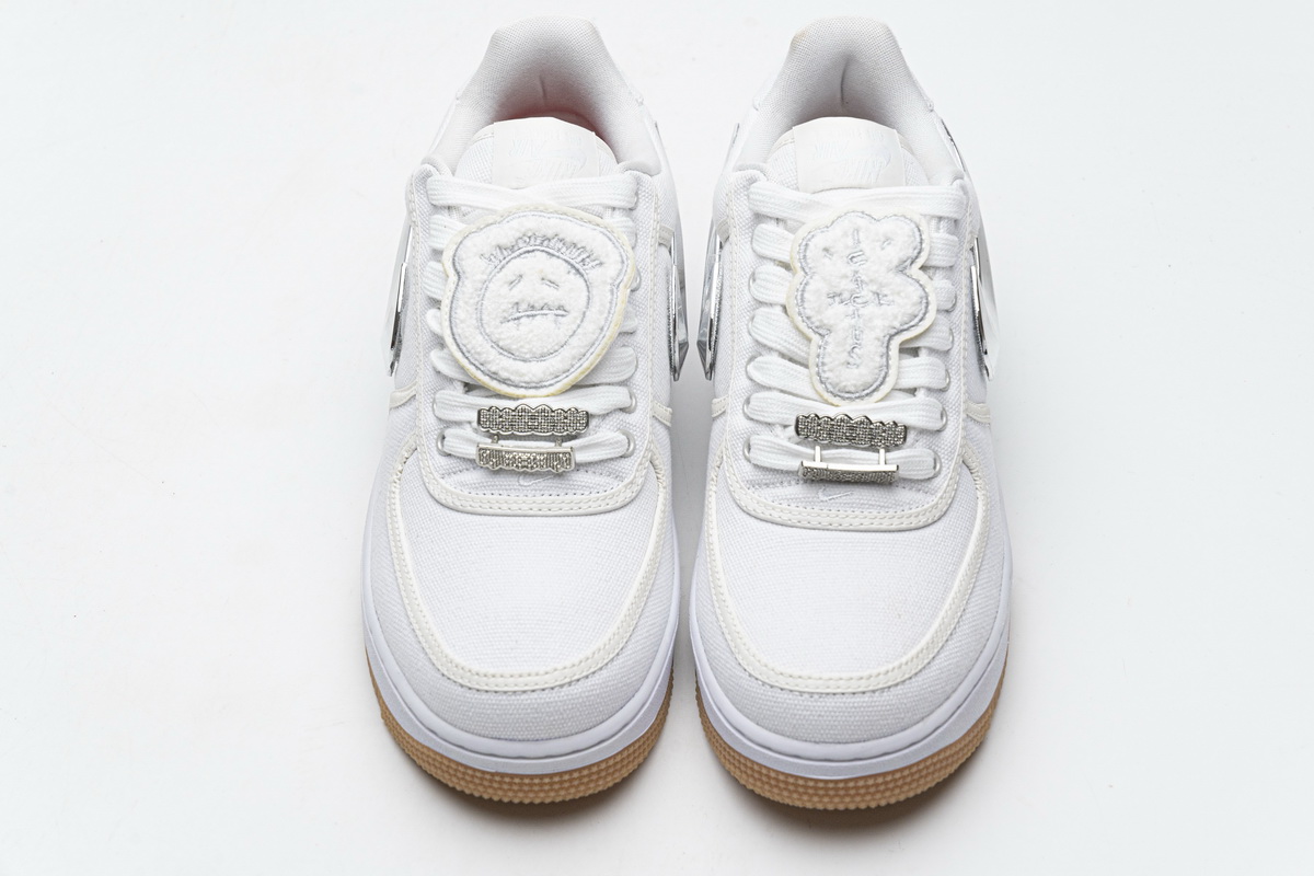 Travis Scott x Nike Air Force 1“White” AQ4211-100