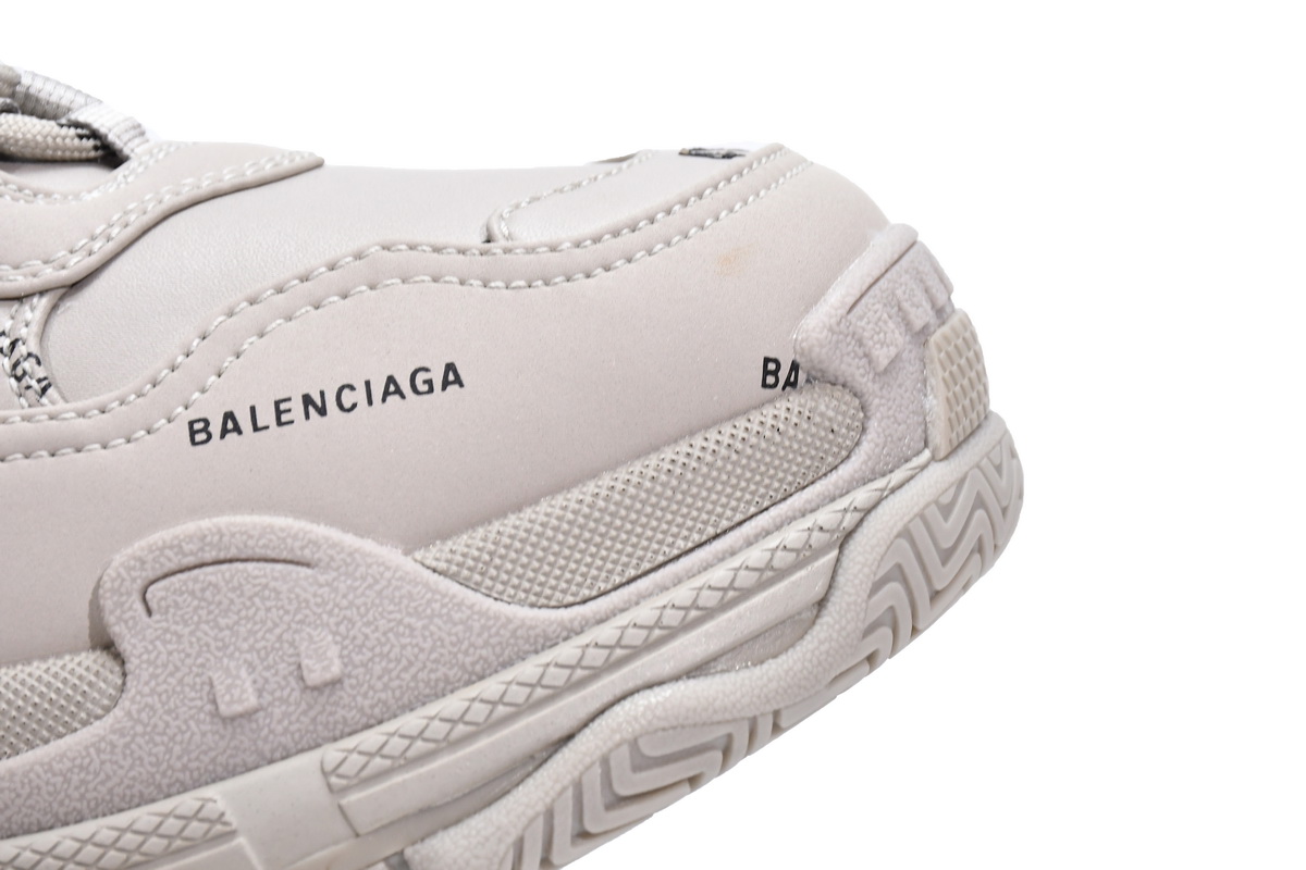 Ba***ci*ga Triple S Letter Beige  524039 W2FA1 9710