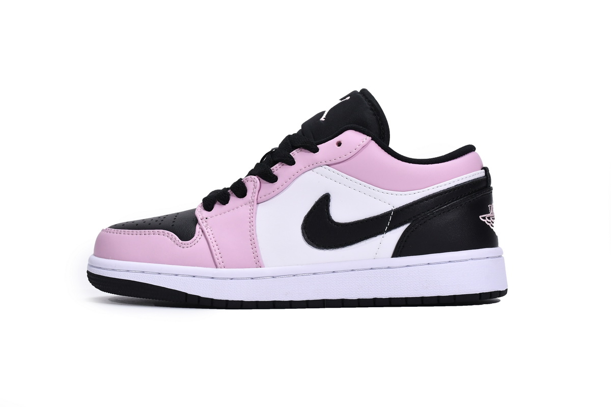 Air Jordan 1 Retro Low(GS)White Pink  554723-601