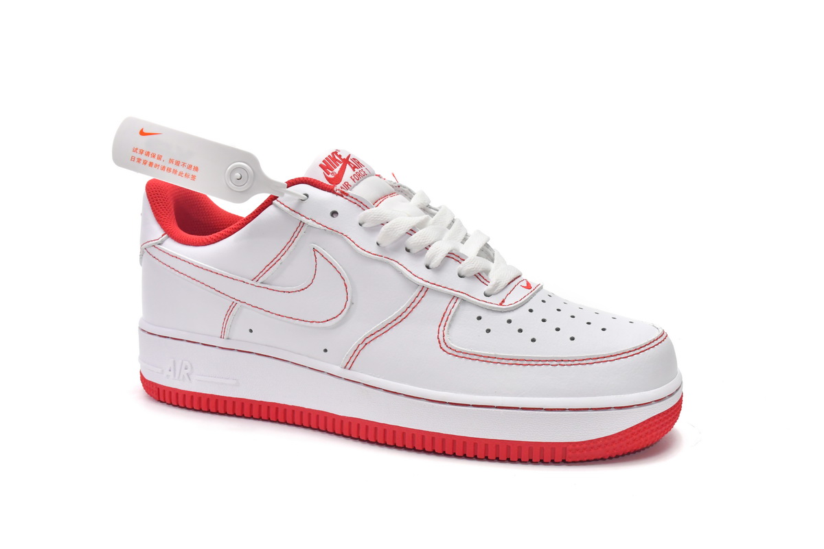 Nike Air Force 1 Low Contrast Stitch Red   CV1724-100