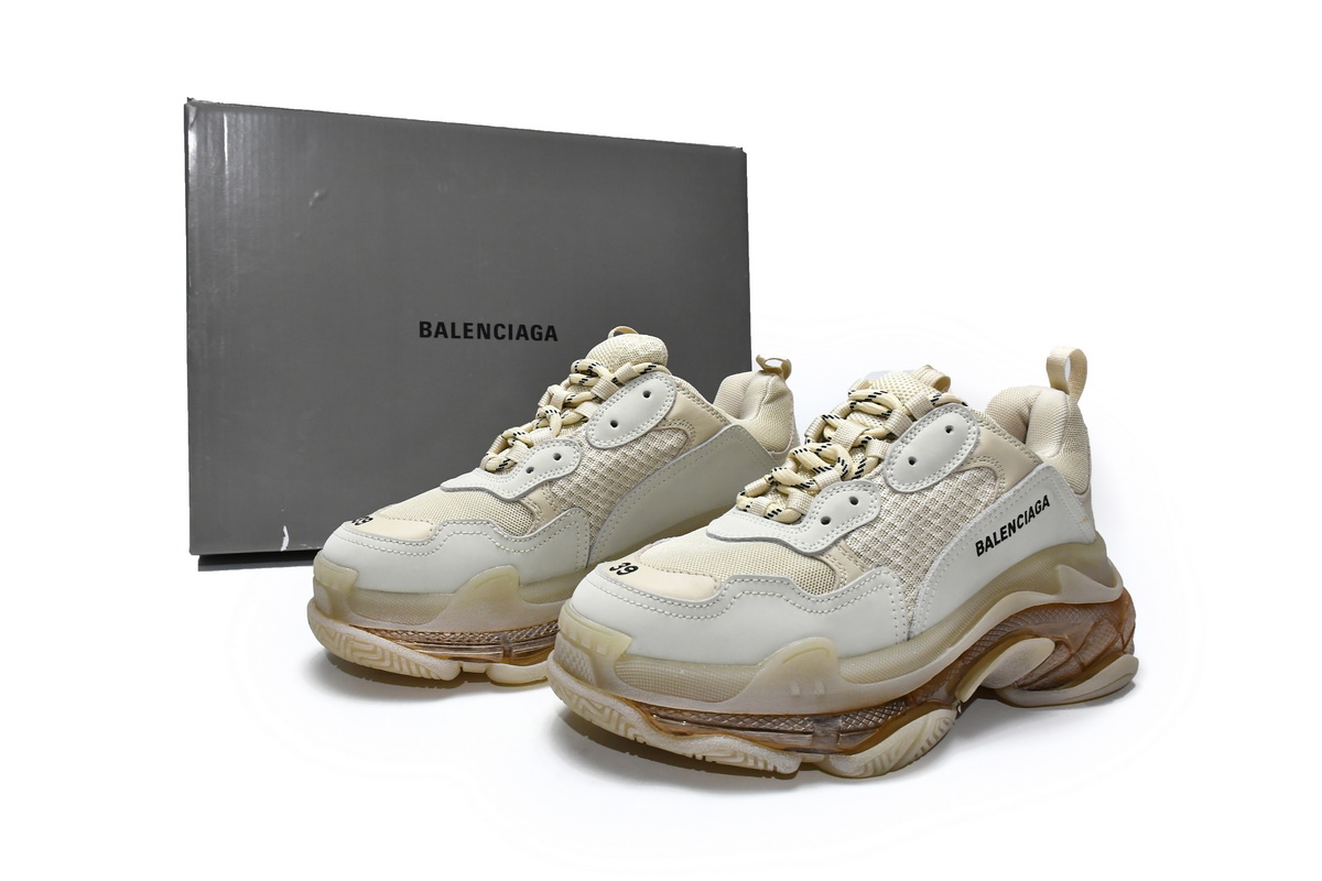 Ba***ci*ga Triple S Champagn  544351 W09OH 7083