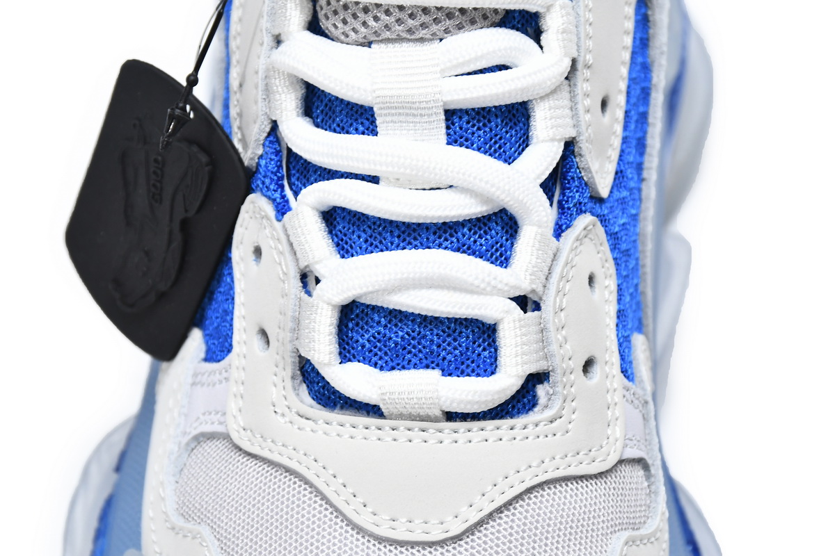 Ba***ci*ga Triple S Grey Blue  541624 W090N 9169