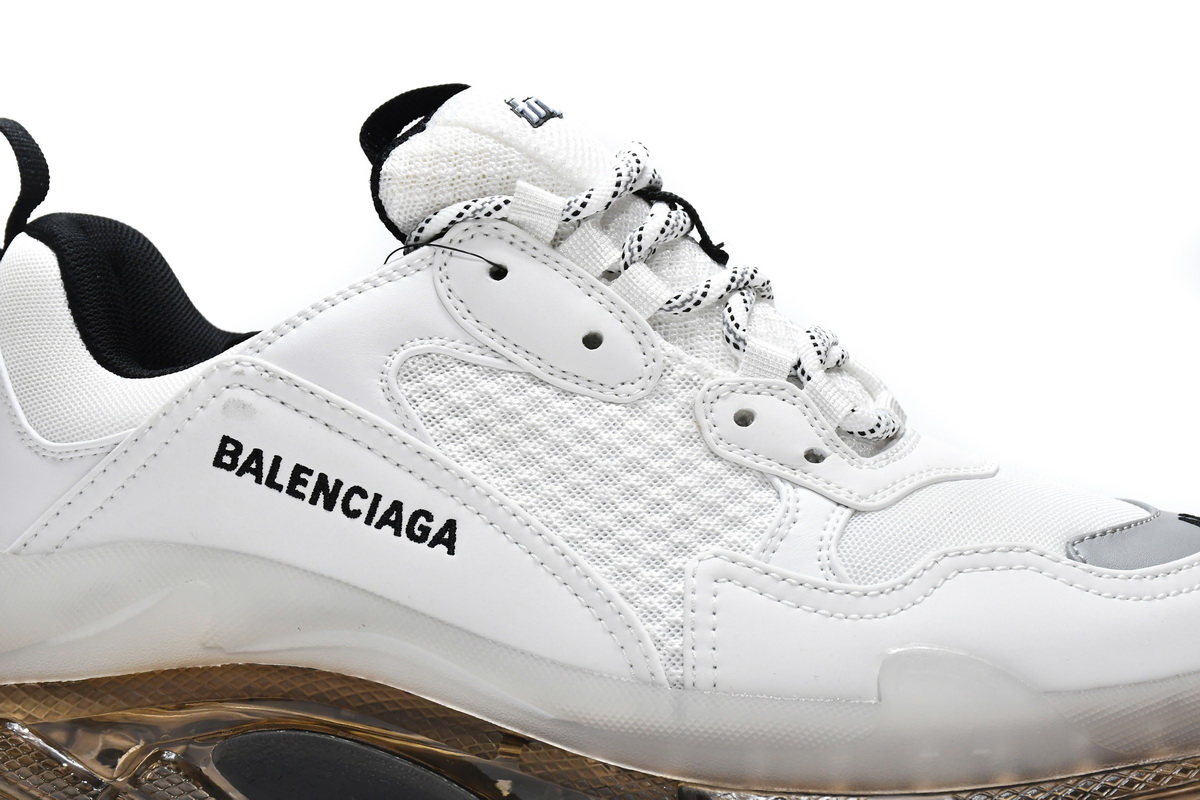 Ba***ci*ga Triple S White Black   541624 W2GS1 9012