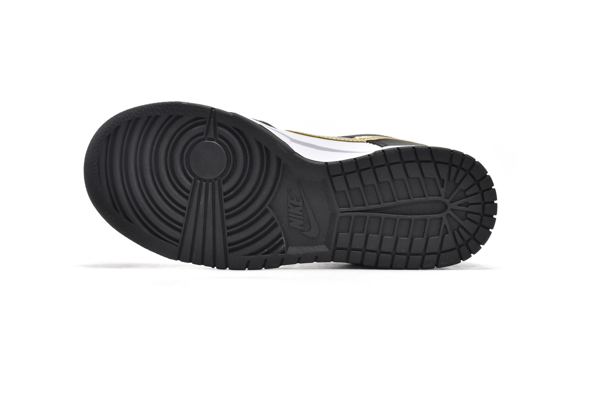 Nike Dunk Low Black White Metallic (GS) DH9764-001