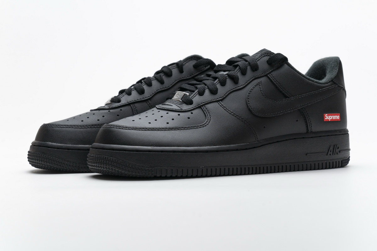 Supreme x Nike Air Force 1 Low Black  CU9225-001