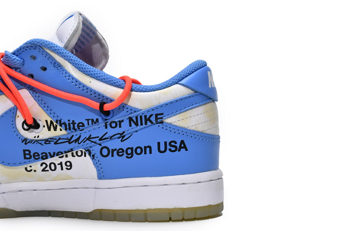 Off White x Futura x Dunk Low SB UNC  DD0856-403