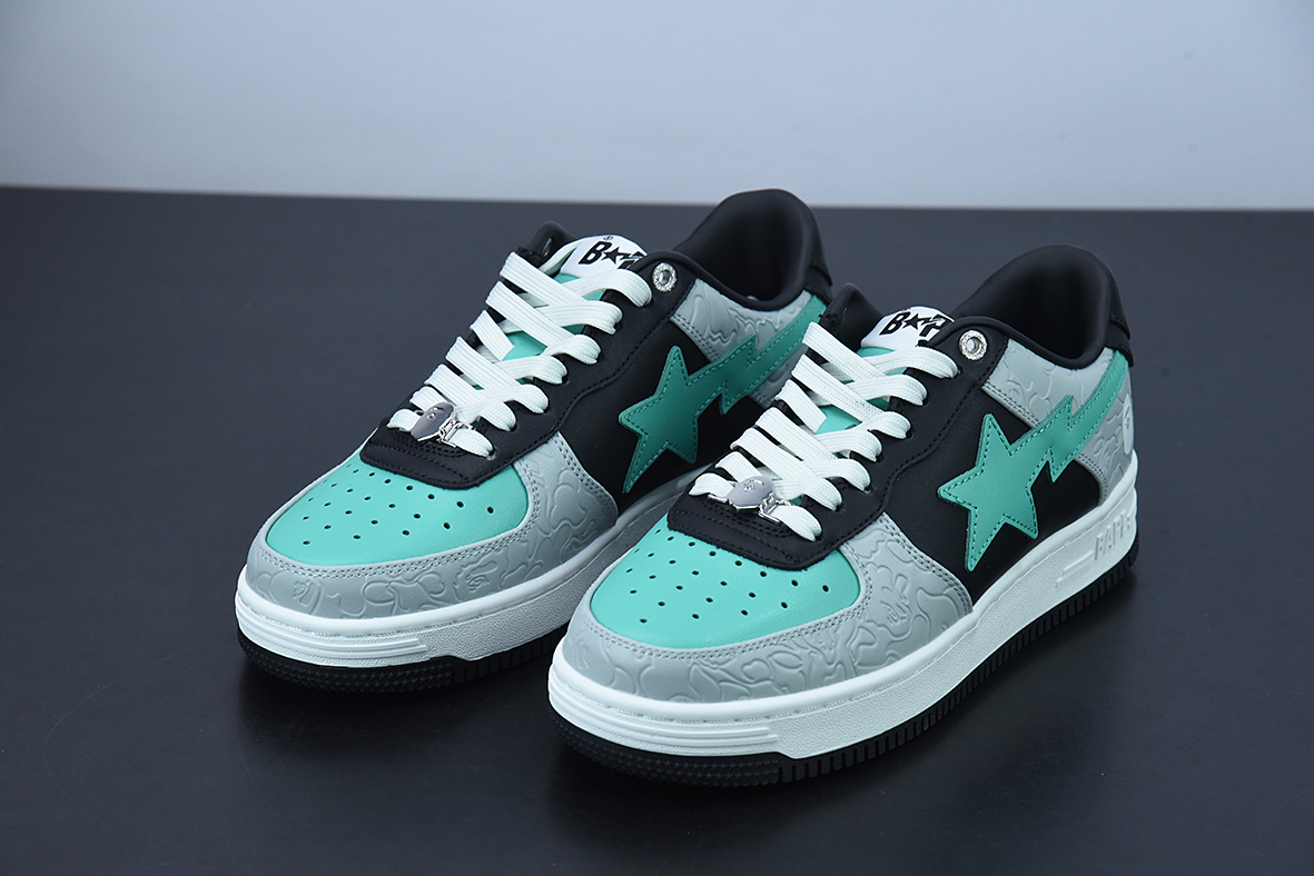 A Bathing Ape Bape Sta Low Grey Green 1H70191002