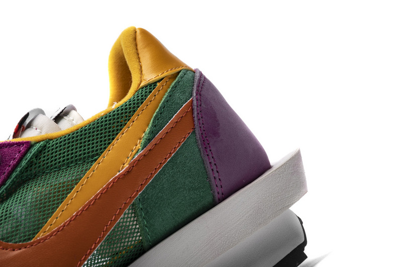 Sacai x Nike LDWaffle GreenPinkOrange BV0073-301
