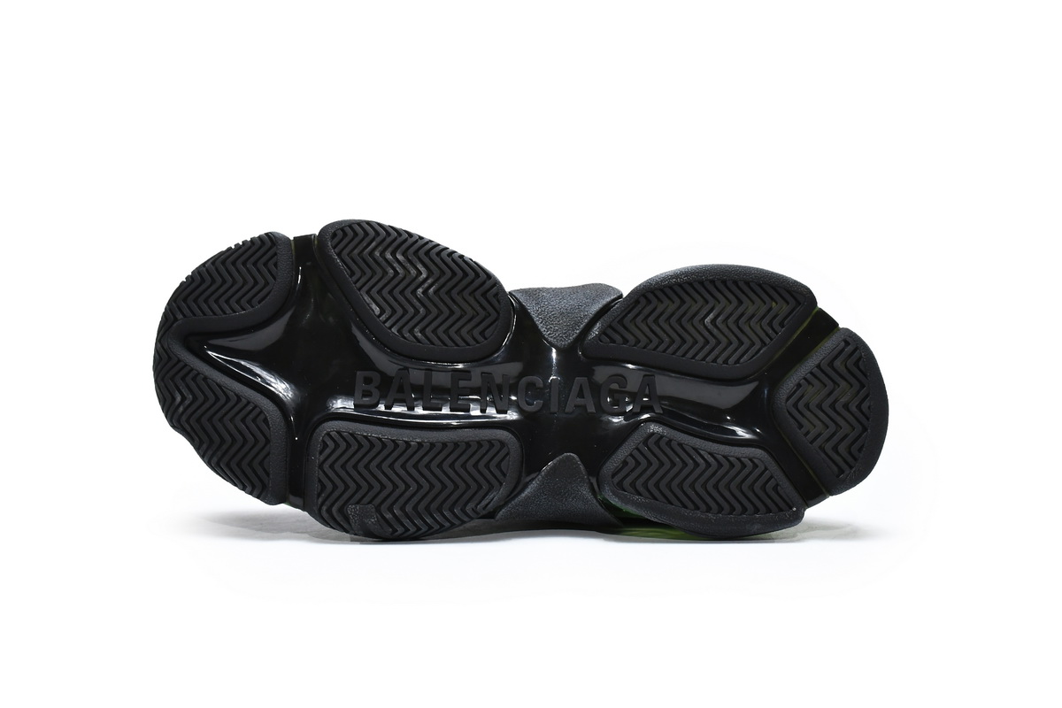 Ba***ci*ga Triple S Black Green   544351 W09ON 1047