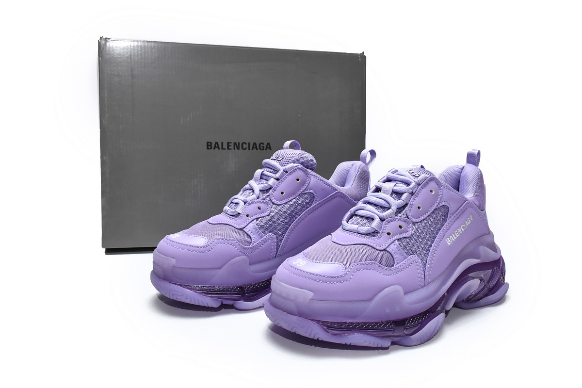 Ba***ci*ga  Triple S Purple 544351 W2GA1 5890