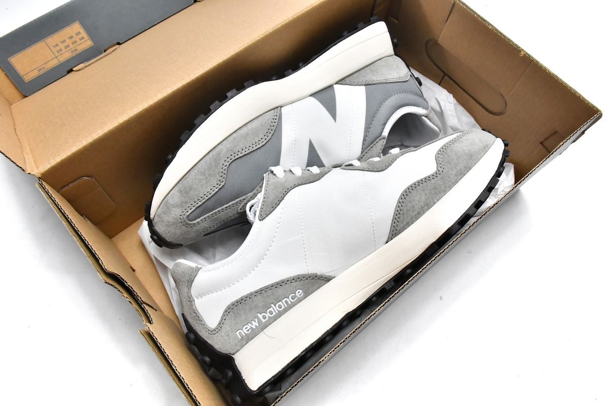 N*w B*lance 327 White Grey  MS327LAB