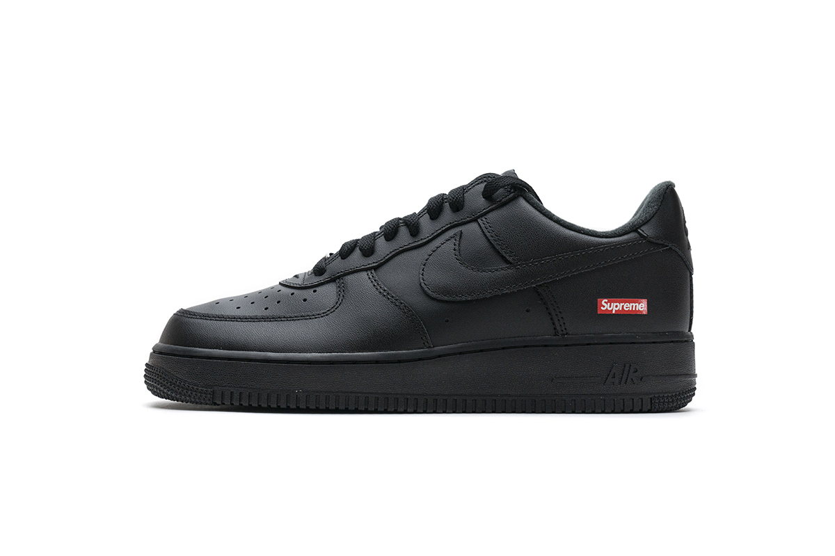 Supreme x Nike Air Force 1 Low Black  CU9225-001