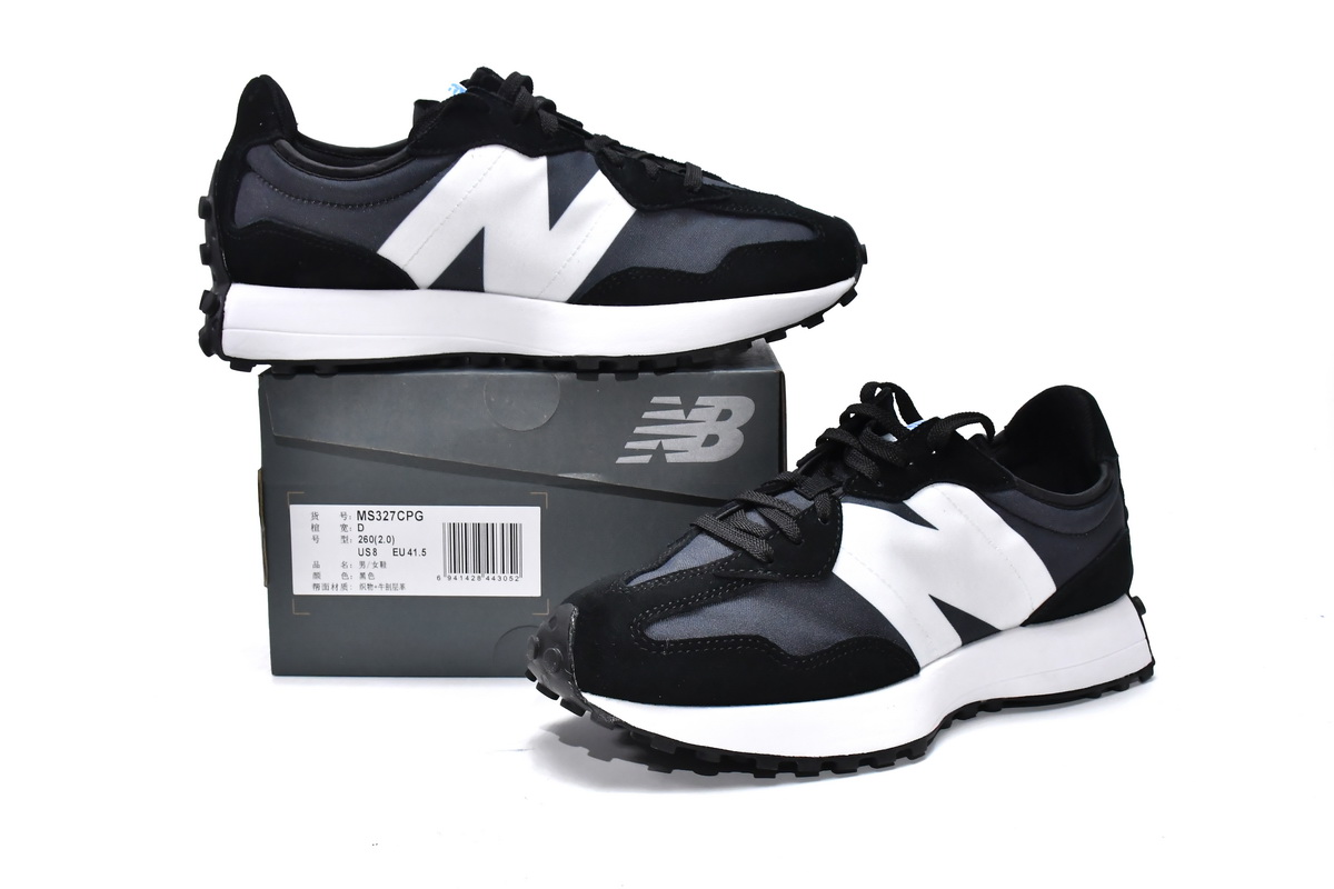 N*w B*lance 327 Black & White   MS327CPG