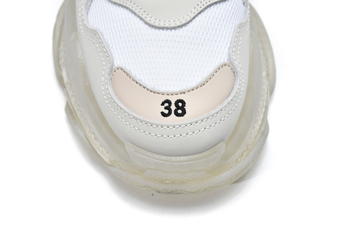 Ba***ci*ga Triple S White   544351 W09E1 9000