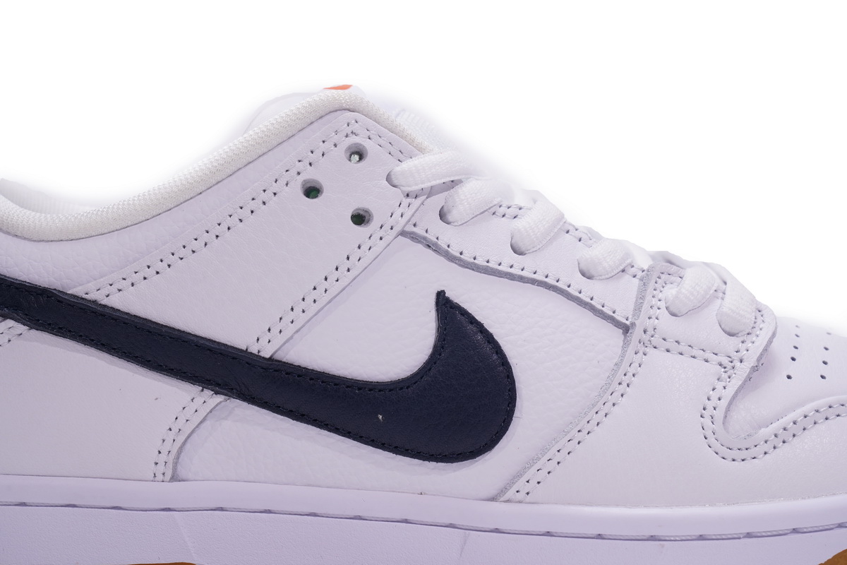Nike SB Dunk Low Pro Orange Label White Navy  CZ2249-100