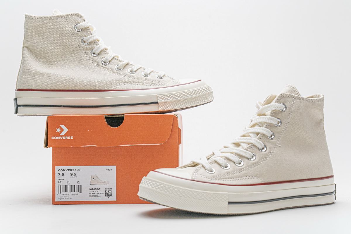 Converse Chuck 70 HI Parchment Garnet Egret  162053C